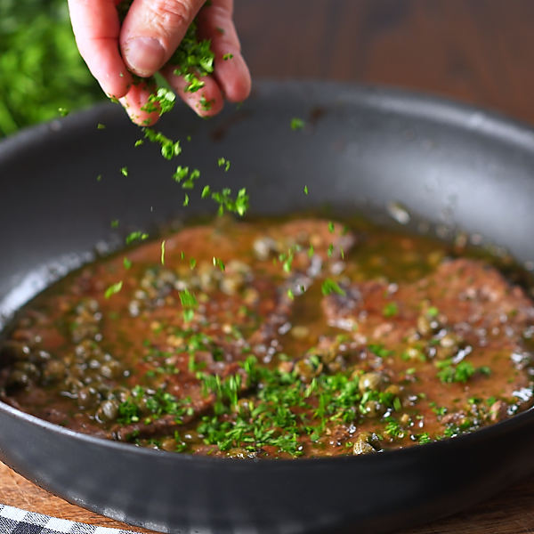 Rose Veal Scallopini process shots 14 of 14