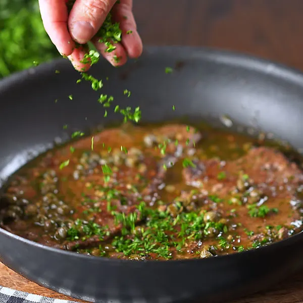 Rose Veal Scallopini process shots 14 of 14