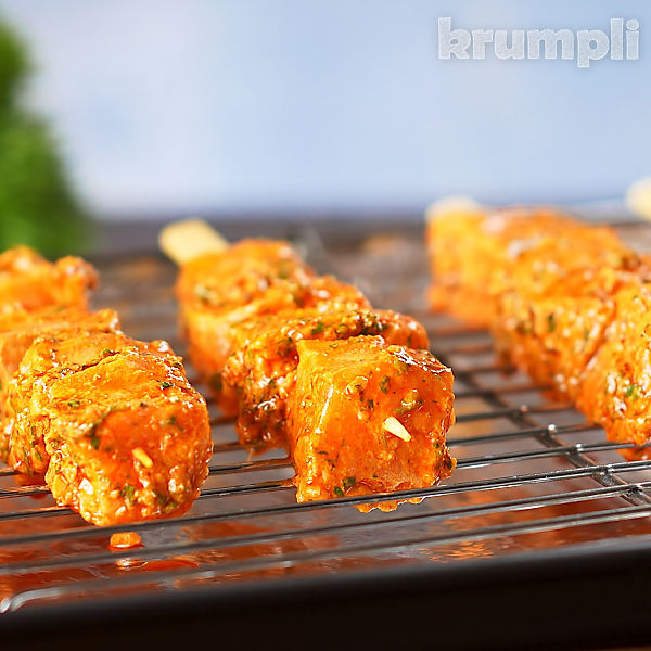 Salmon Tikka process shots 7 of 8