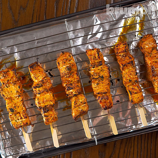 Salmon Tikka process shots 8 of 8