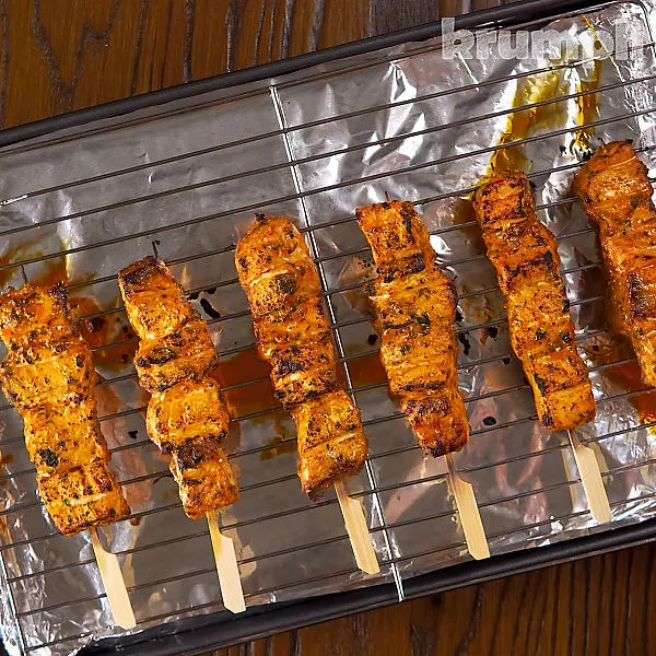 Salmon Tikka process shots 8 of 8