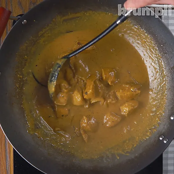 Satay Chicken Curry process shots 13 of 16