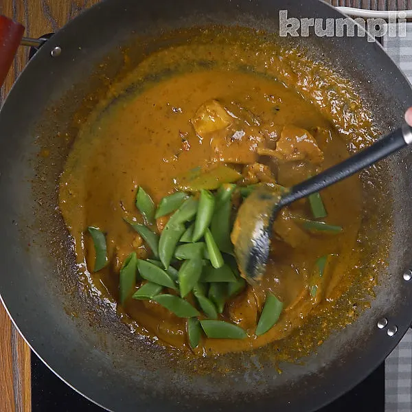 Satay Chicken Curry process shots 15 of 16