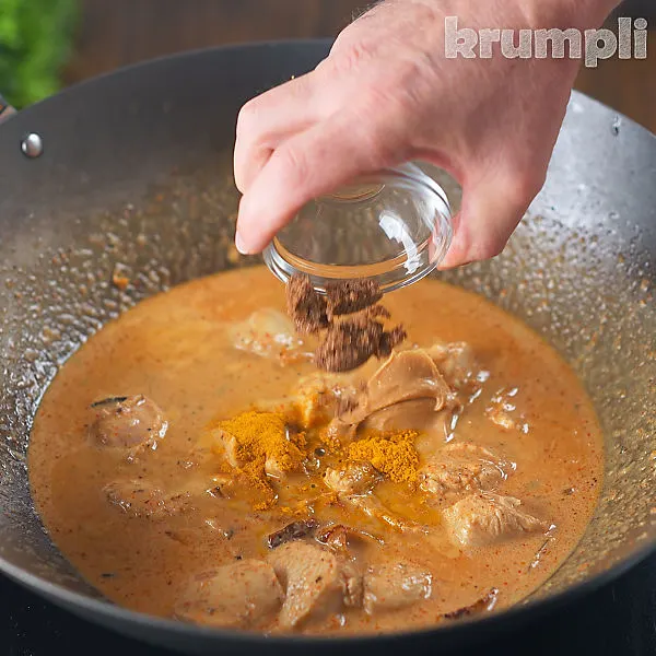 Satay Chicken Curry process shots 9 of 16