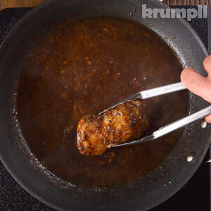 Devilled chicken Thighs process shots 11 of 14