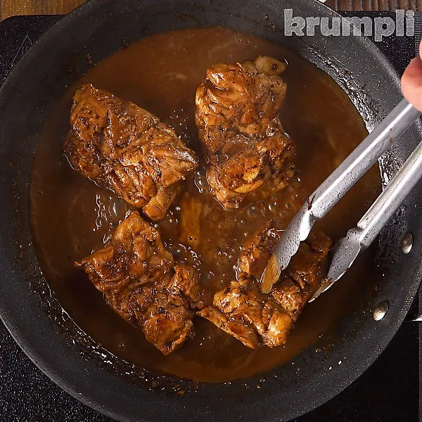 Devilled chicken Thighs process shots 14 of 14