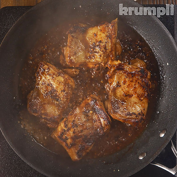 Devilled chicken Thighs process shots 8 of 14