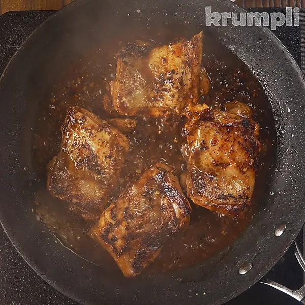 Devilled chicken Thighs process shots 8 of 14