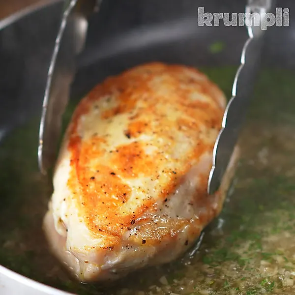 Tarragon Chicken process shots 8 of 11