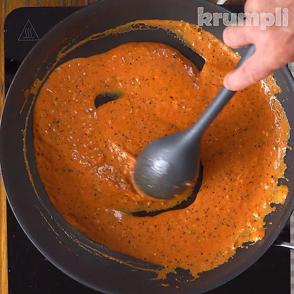 Tomato and Mascarpone Pasta process shots 9 of 12