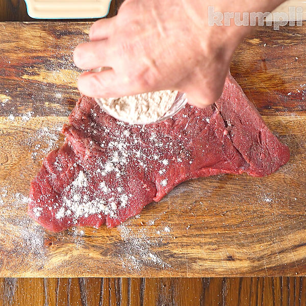 Veal Wiener Schnitzel process shots 3 of 8