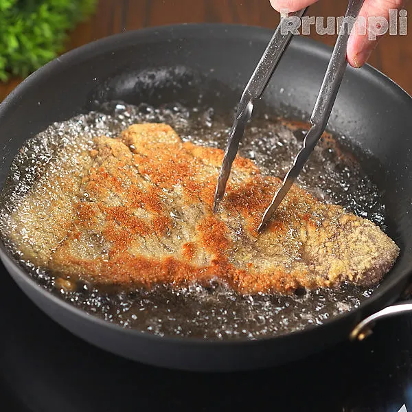 Veal Wiener Schnitzel process shots 7 of 8