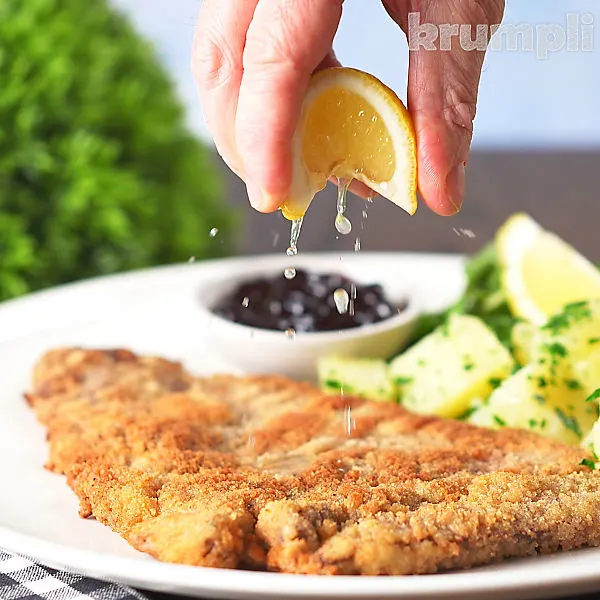 Veal Wiener Schnitzel process shots 8 of 8
