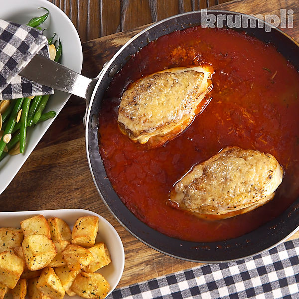 Chicken Breast in Tomato Sauce process shots 9 of 9