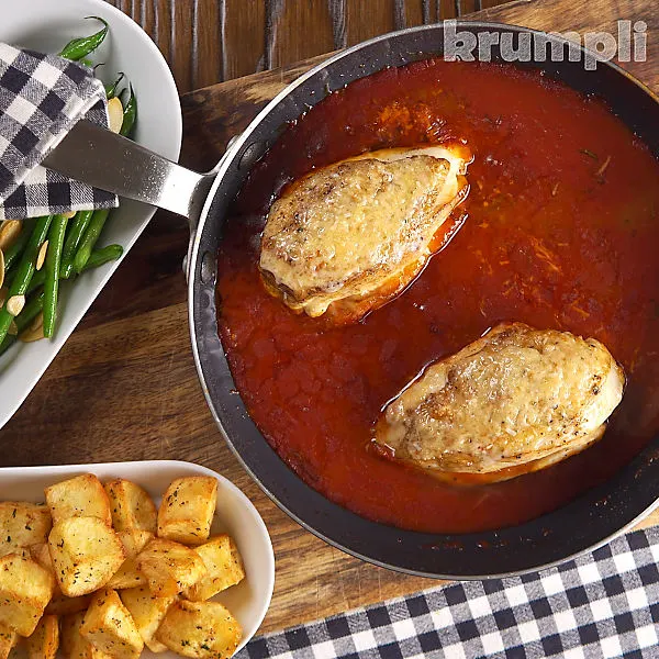 Chicken Breast in Tomato Sauce process shots 9 of 9