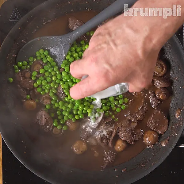 Chicken Liver Stew process shots 12 of 13