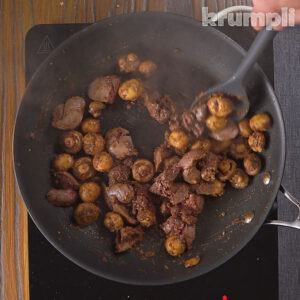 Chicken Liver Stew process shots 8 of 13