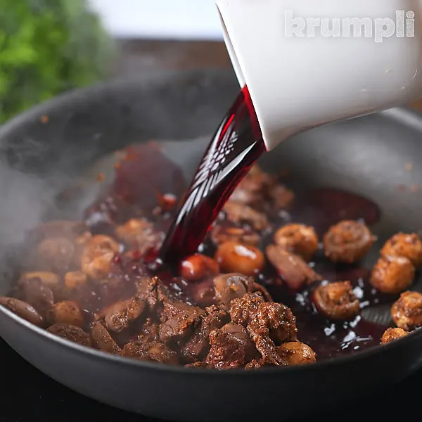 Chicken Liver Stew process shots 9 of 13