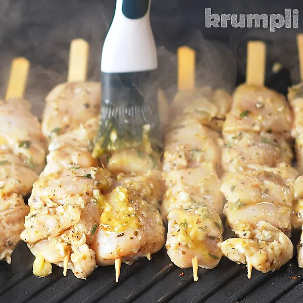 Chicken Souvlaki process shots 10 of 12