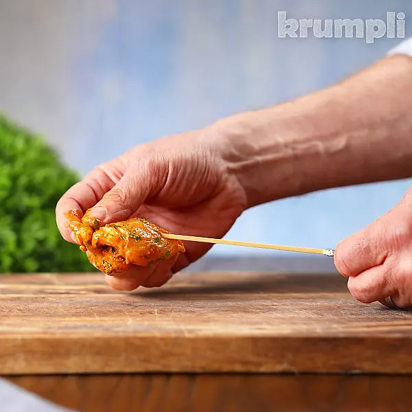 Chicken Tikka Kebab process shots 8 of 10