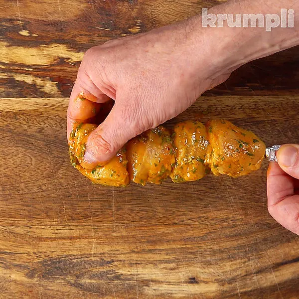 Chicken Tikka Kebab process shots 9 of 10
