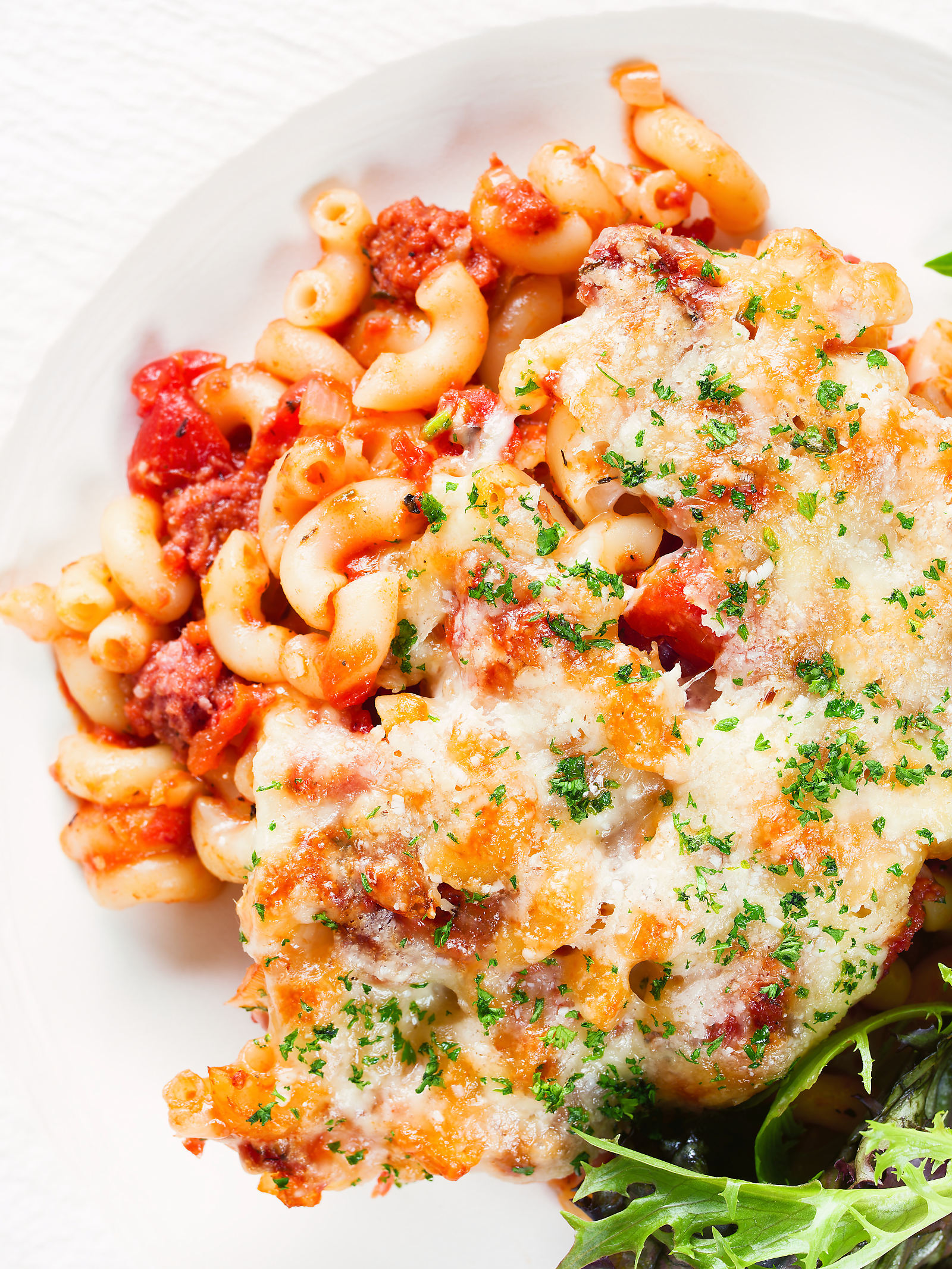 Corned Beef Macaroni Pasta Bake - Krumpli