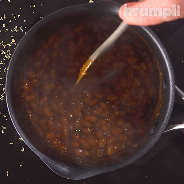 Masala Baked Beans process shots 10 of 11