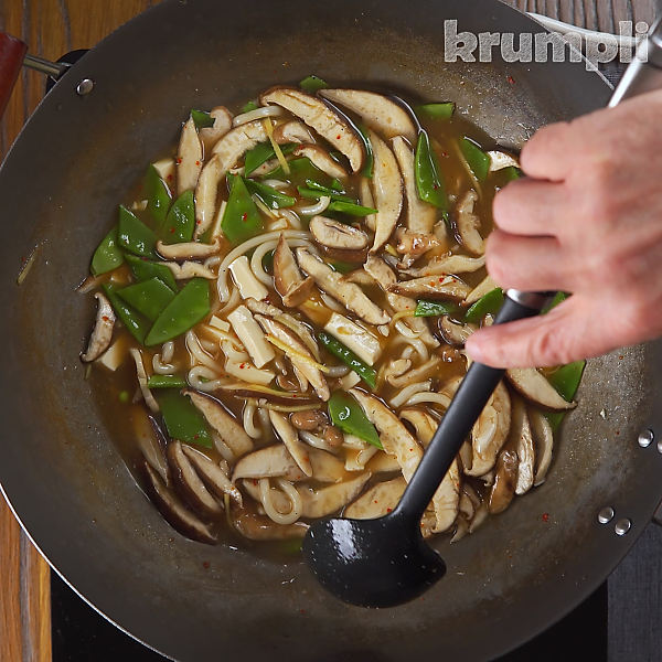 Miso Noodle Soup process shots 10 of 12
