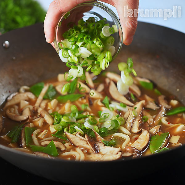 Miso Noodle Soup process shots 11 of 12