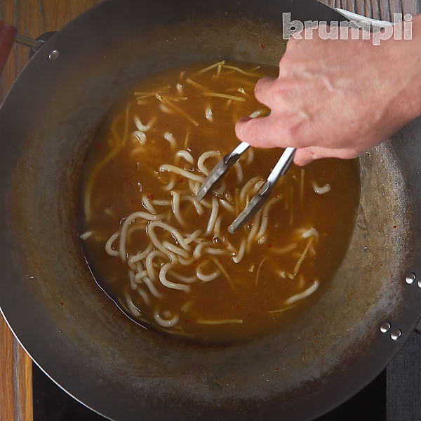 Miso Noodle Soup process shots 8 of 12