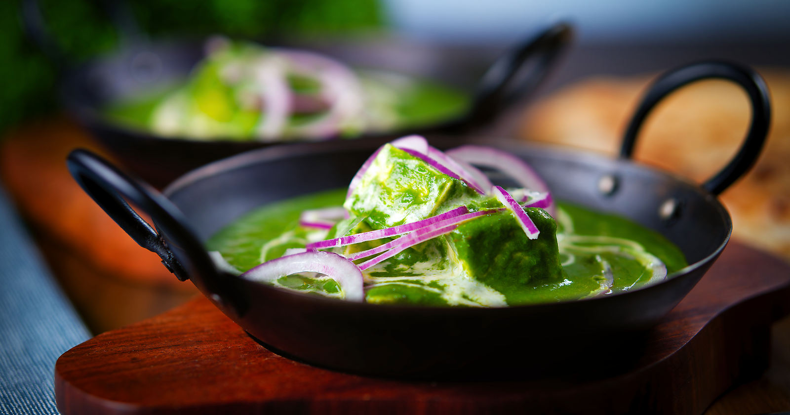 Palak Paneer Indian Spinach and Cheese Curry - Krumpli