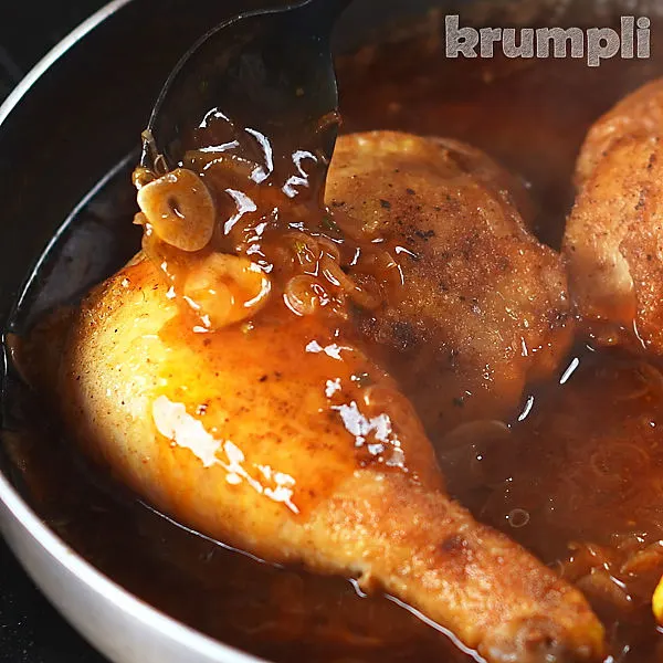 Poulet au Vinaigre process shots 16 of 18