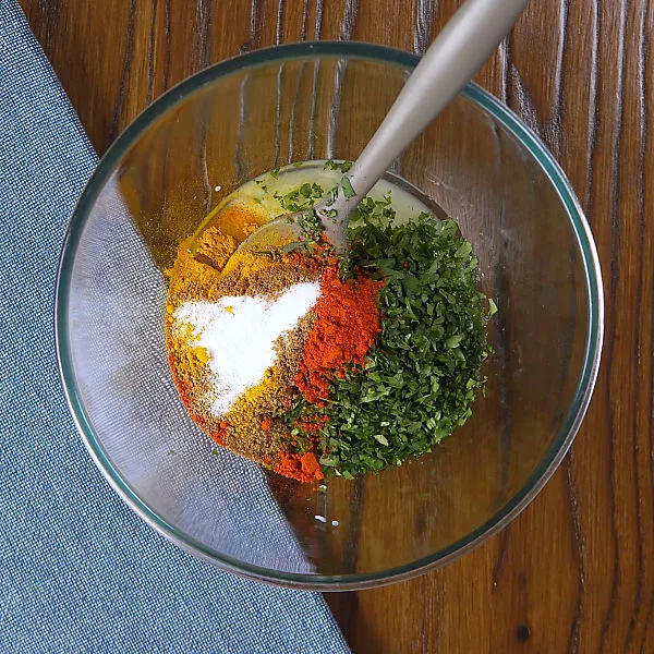 Paneer Tikka Kebabs process shots 1 of 7