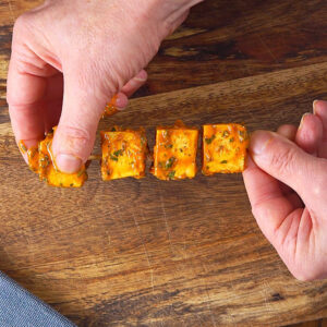 Paneer Tikka Kebabs process shots 5 of 7