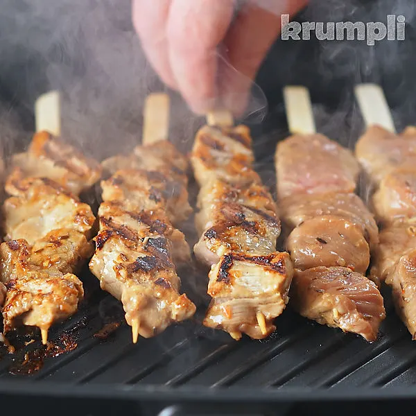 Pork Satay process shots 10 of 11