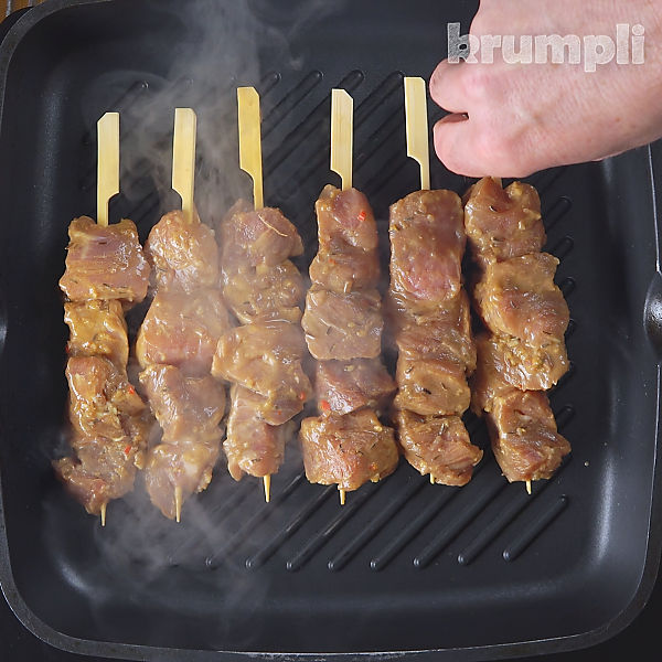 Pork Satay process shots 9 of 11