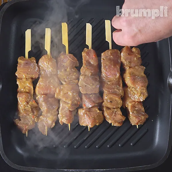 Pork Satay process shots 9 of 11