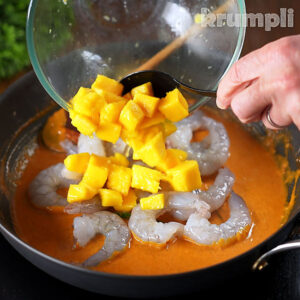 Prawn and Mango Curry process shots 9 of 10