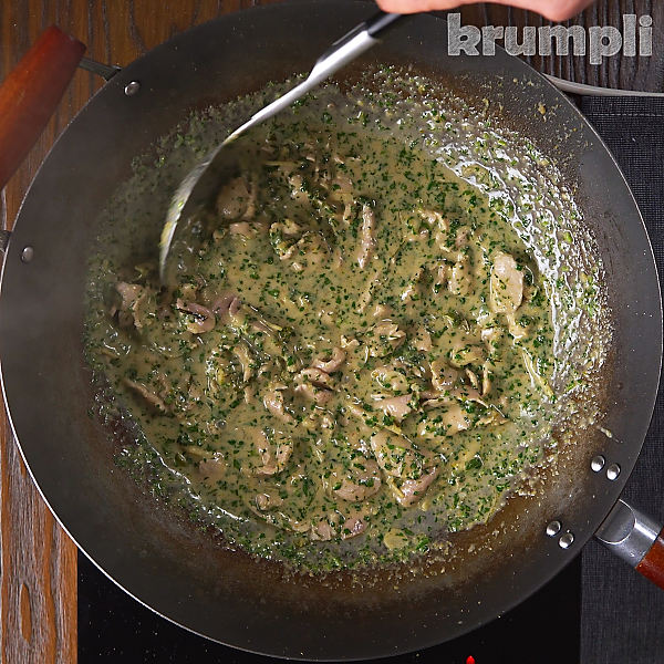 Thai Green Pork Curry process shots 8 of 10