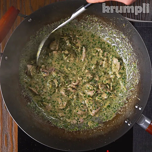 Thai Green Pork Curry process shots 8 of 10