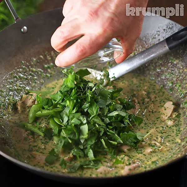 Thai Green Pork Curry process shots 9 of 10