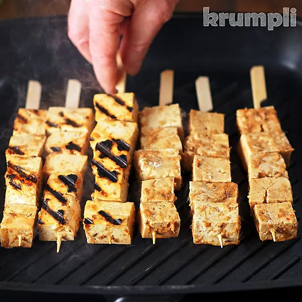 Tofu Satay Skewers process shots 12 of 13