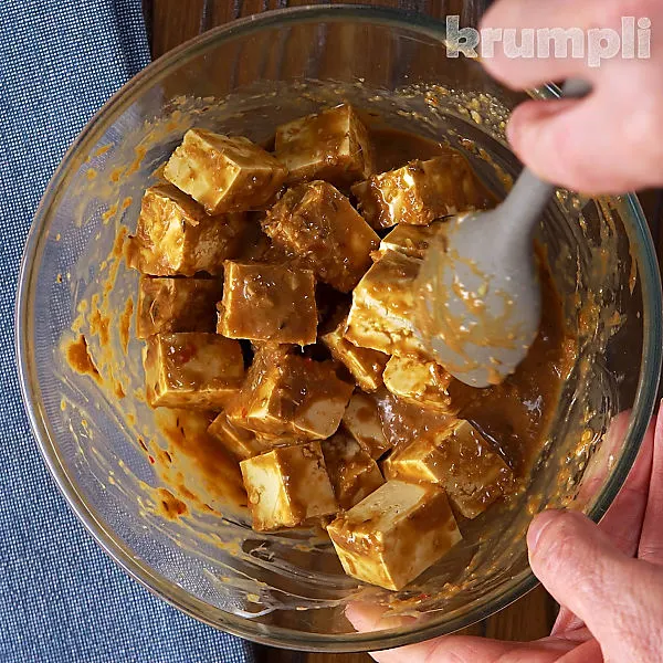 Tofu Satay Skewers process shots 6 of 13