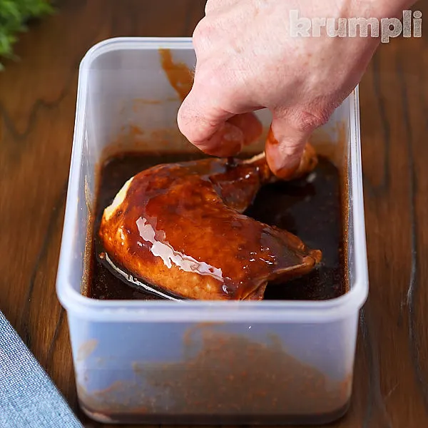 Char Siu Chicken process shots 4 of 9