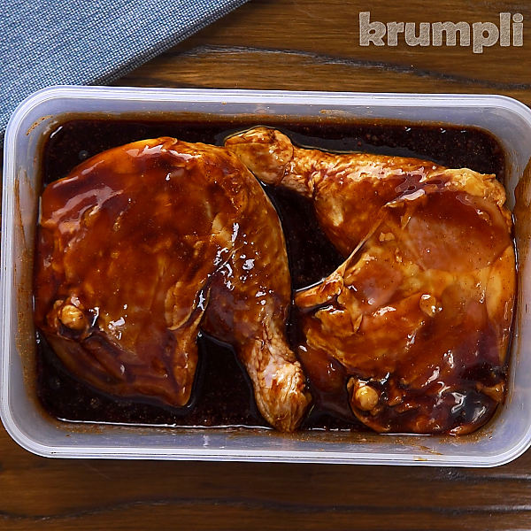 Char Siu Chicken process shots 5 of 9