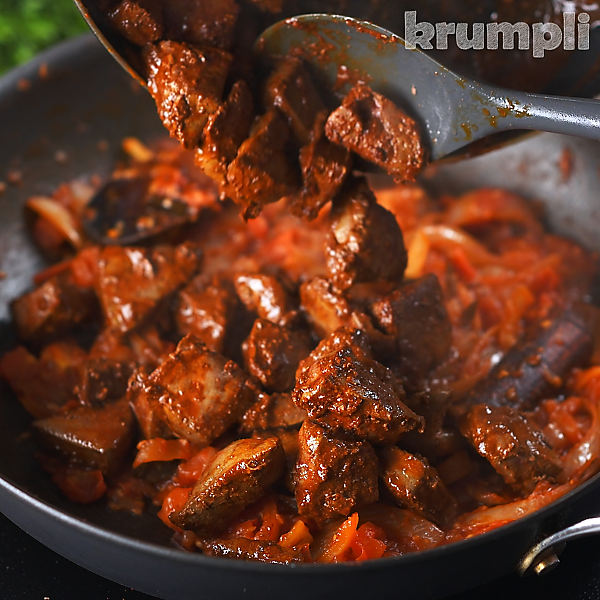 Liver Curry process shots 15 of 17
