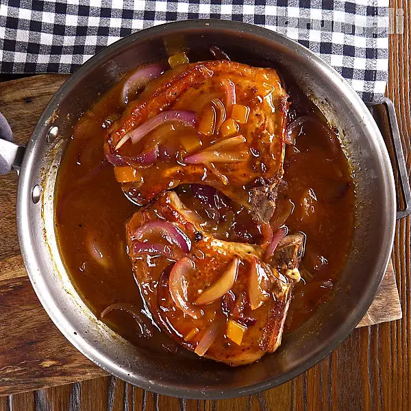 Mango Chutney Pork Chops process shot 10 of 11