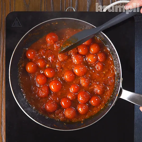 Prawn Saganaki process shots 5 of 9