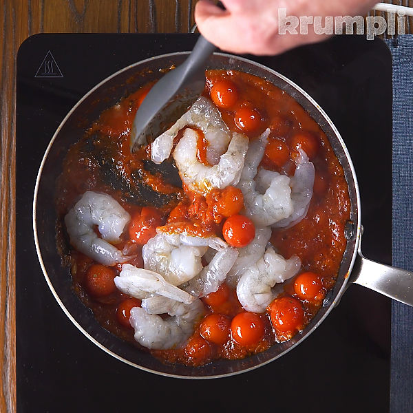 Prawn Saganaki process shots 7 of 9
