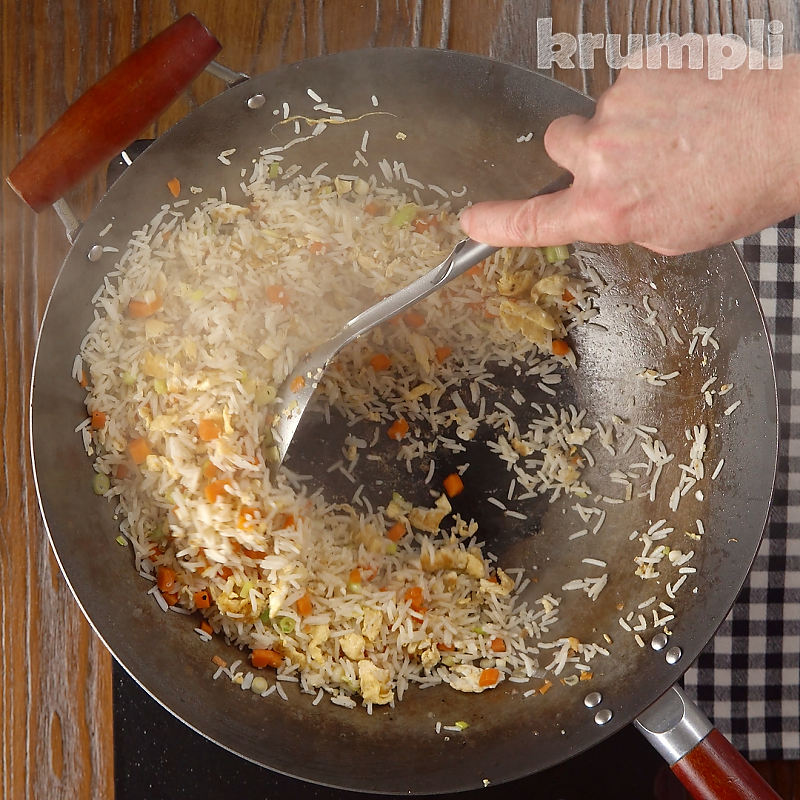 Special Fried Rice process shots 10 of 16